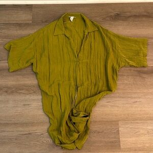 H&M Olive shirt